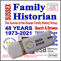 Sussex Family Historian 1973 - 2021